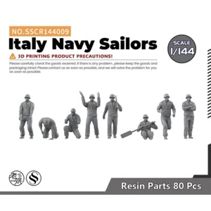 SSMODEL 009 1/144 Model Upgrade Parts Italy Navy Sailors - Picture 1 of 3