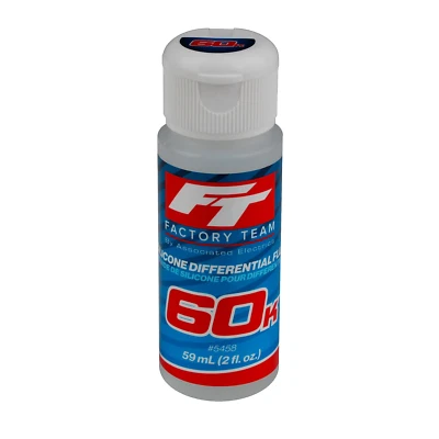 Factory Team Associated Silicone Diff Fluid 60,000 cSt #5458 2 fl.oz. 59mL - Image 1 of 2