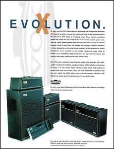 Amplificador de guitarra Vox Valvetronix serie VTX anuncio 2004 amplificador publicidad impresión - Imagen 1 de 3