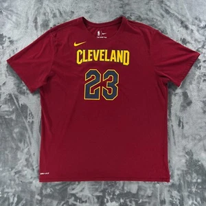 Nike Dri-Fit Basketball Jersey T Shirt Men XXL 2XL Cleveland Cavs Lebron James - Picture 1 of 8