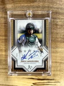 SHEA LANGELIERS 2023 TOPPS FIVE STAR ROOKIE AUTOGRAPH #FSA-SL RC AUTO Athletics  - Picture 1 of 2