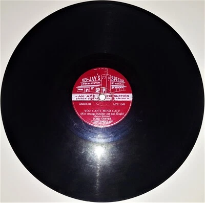 Lord Coffee - You Can't Mind Calf - *SUPER RARE CALYPSO* - 10" Shellac - G+ - Image 1 of 4
