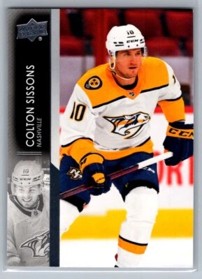 2021-22 Upper Deck Series 2 Colton Sissons #355 Nashville Predators - Image 1 of 2