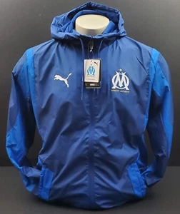 Puma Olympique Marseille Pre Match Anthem Jacke 23/24, Navy/Blau/Weiß, Größe M - Bild 1 von 10