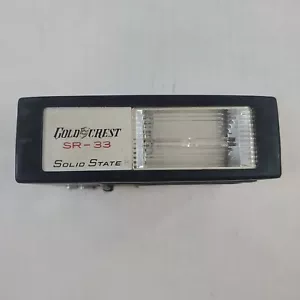 Vintage Gold Crest SR-33 Solid State Flash For Cameras 1970s Made in Japan - Picture 1 of 6