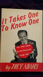 It Takes One to Know One by Joey Adams 1959 HCDJ First Edition SIGNED! - Picture 1 of 8