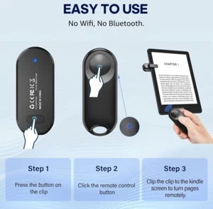 RF Remote Control Page Turner for Kindle Paperwhite Ipad Reading NEW & SEALED - Picture 1 of 4