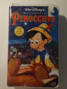 Pinocchio (VHS, 1993) klassische Kinder selten brandneu versiegelte Muschelschale - Bild 1 von 5