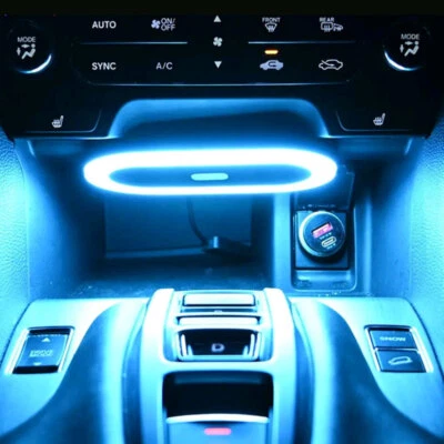 1Pc Magnetic LED Light Car Accessories Interior Atmosphere Lights Bright Lamp - Image 1 of 4