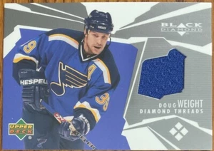 2003-04 Black Diamond Threads Doug Weight #DT-DW St. Louis Blues - Picture 1 of 2
