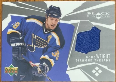 2003-04 Black Diamond Threads Doug Weight #DT-DW St. Louis Blues - Image 1 of 2
