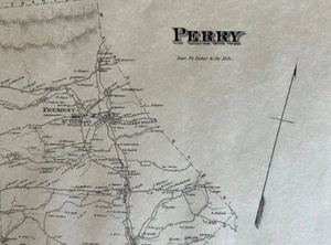 Mount Pleasant Mills Meiserville, Perry,  Pa  1868 Maps with Homeowners Names - Picture 1 of 3
