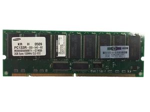 1 x 2GB SYNC SAMSUNG M390S5658BT1 C7AQ0 291711-051 SERVER RAM ECC 133MHz - Picture 1 of 1