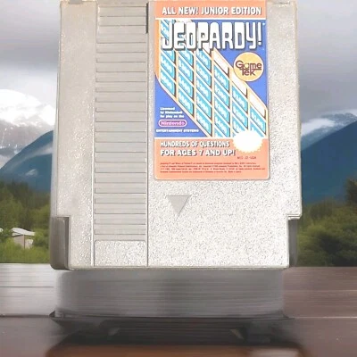 Jeopardy! Junior Edition Nintendo NES Game Tested Works Great  - Image 1 of 4
