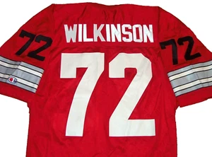 VINTAGE 90's DAN "BIG DADDY" WILKINSON OHIO STATE CHAMPION JERSEY L RARE! - Picture 1 of 5