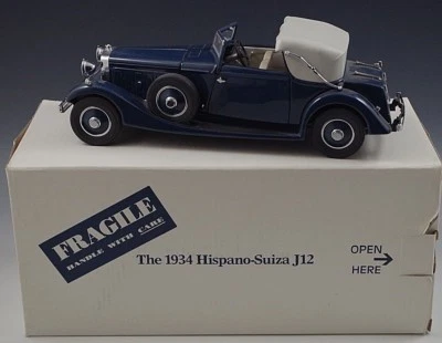 DANBURY MINT 1934 HISPANO-SUIZA J12 1:24 SCALE DIE CAST #2 - Image 1 of 4