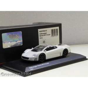 VOLKSWAGEN NARDO W12 COUPE WHITE Kyosho Model 1/64 #KS07050A12 - Picture 1 of 2