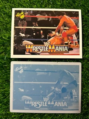 Jim Duggan Bad News Brown WrestleMania 1990 Classic WWF #85 Printing Plate Card - Image 1 of 3