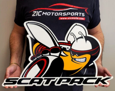 ZIC MOTORSPORTS Dodge Scatpack Bee Steel Sign - Ver2