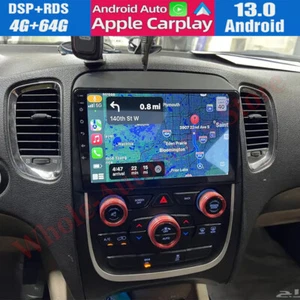 4+64G For 2014-2020 Dodge Durango 9" Android 13 Carplay Car Stereo Radio GPS FM - Picture 1 of 17