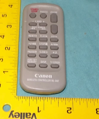 = Auténtico control remoto Canon WL-D87 OEM original genuino Foto 1 de 4