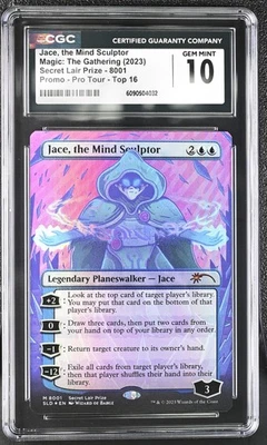 Jace, the Mind Sculptor (CGC GEM MINT 10) Foil Secret Lair Drop Pro Tour Top 16 - Image 1 of 3