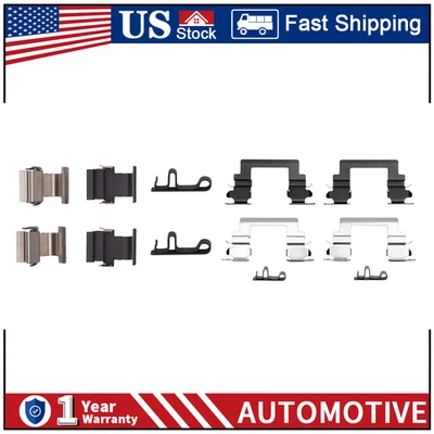Front Rear Brake Hardware Kit For Jeep Patriot 2016 2015 2014 2013 2012 2011 - Image 1 of 4