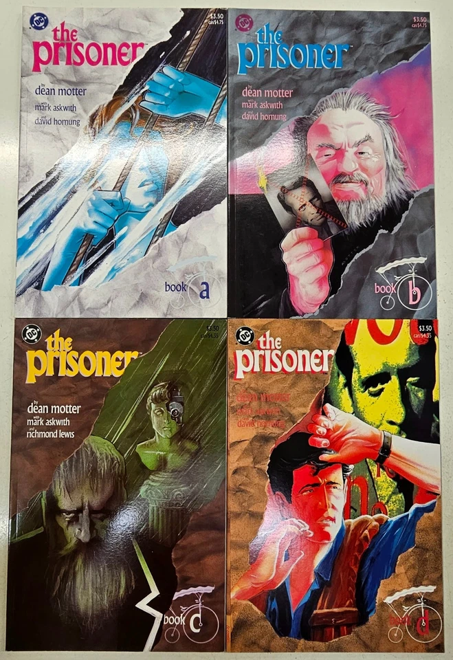DC Comics The Prisoner Key 4 Issue Full Set 1-4cHigh Grade FN/VF A B C D - Imagem 1 de 1
