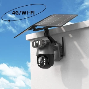 1080P HD Waterproof 4G Solar Wireless Camera Color Night WiFi CCTV Surveillance - Picture 1 of 33