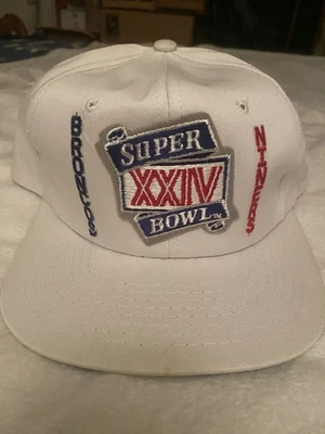 49ERS SUPER BOWL XXIV 24 GORRA SNAPBACK DE COLECCIÓN Denver Vs San Francisco Foto 1 de 4