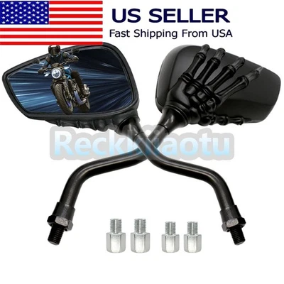 Espejos retrovisores de motocicleta para Kawasaki KLR250/KLR650/KLX110/KLX125/KLX125L Foto 1 de 4