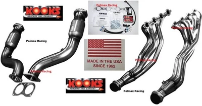 Kooks 1-7/8'' x 3'' headers / catted mid pipes kit  2005-06 Pontiac GTO LS2 6.0 - Image 1 of 3