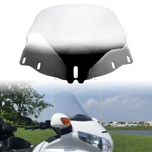 23"Gradient Clear 5 Holes Windshield Windscreen For Honda Gold Wing GL1800 06-17 - Picture 1 of 21