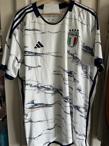Genuine Adidas Italy Away Shirt 2023 XXL Superb Condition - Picture 1 of 5