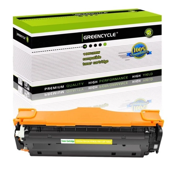 1PK CC532A Yellow Toner 304A Fits For HP Color LaserJet CP2025DN CP2025X Printer - Image 1 of 1