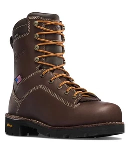 Botas de Trabajo Danner Quarry 17307 - Puntera de Aleación Marrón - Hombres 9D - Nuevas en Caja - Imagen 1 de 7