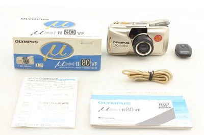 [MINT w/ Box Strap] Olympus mju ii 80 vf Point & Shoot Film Camera From JAPAN - Image 1 of 4