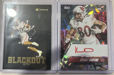 2023 Onit Ink Marketing Utah Utes Signature Series 70/250 Brant Kuithe Auto #80 - Image 1 of 2
