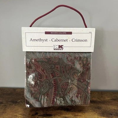 Образец ткани Kravet книга тканые цвета #702 аметист Cabernet малиновая обивка - Изображение 1 из 4