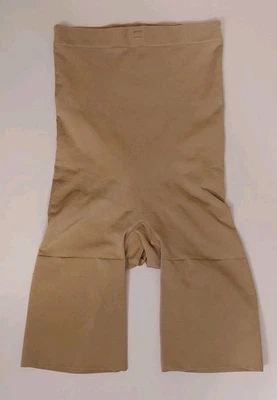Spanx Women's Higher Power Shorts - Soft Nude, Size L - Image 1 of 3