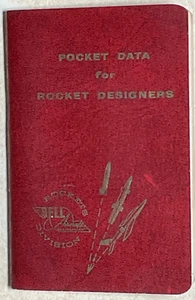 1958 Pocket Data for Rocket Designers Bell Aircraft Corporation-Paperback 2nd Ed - Picture 1 of 7