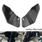 Kohlefaser Look Frontverkleidung Winglet Flossenflügel Kit Spoiler für Honda Kawasaki