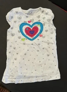 Jumping Beans Girls Heart Shirt Size 5 - Picture 1 of 5