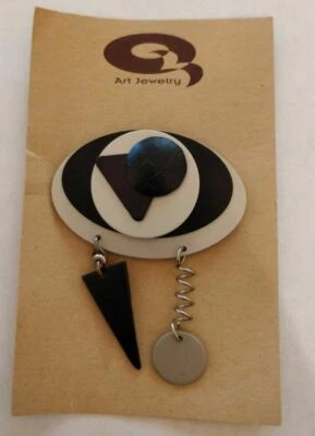 Алюминиевая булавка ацтеков от Q Art Jewelry — уникальное произведение искусства! - Изображение 1 из 2