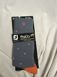NEW 2024 Mens Footjoy ProDry CREW Solid Golf Socks, 1 PAIR,Size 7-12 - Picture 1 of 4