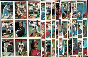Juego de paneles de prueba de producción 1988 OPeeChee MLB de 396 (36 paneles), Ripken, Ryan... - Imagen 1 de 8