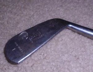 Vintage BURKE Driving 1 IRON hickory wood club - Picture 1 of 4