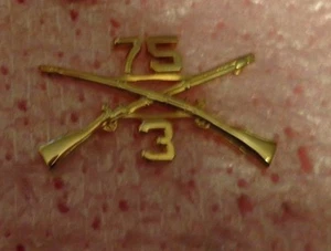 3RD BATTALION, 75TH RANGER REGIMENT, OFFICER BRANCH OF SERVICE COLLAR DEVISE X - Picture 1 of 1