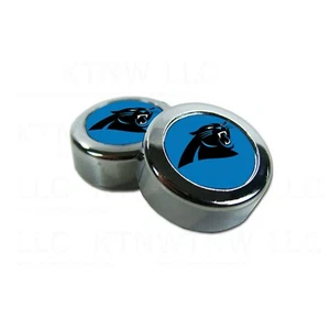Cromo Fútbol Americano Carolina Panthers Marco de Placa de Licencia Tapas de Tornillo Cubierta de Perno - Imagen 1 de 1