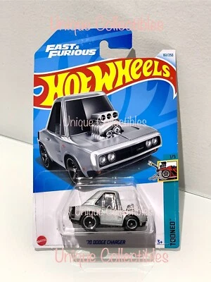 Hot Wheels Fast & Furious '70 Dodge Charger Tooned 1/5 161/250 Long Card NEW - Image 1 of 2